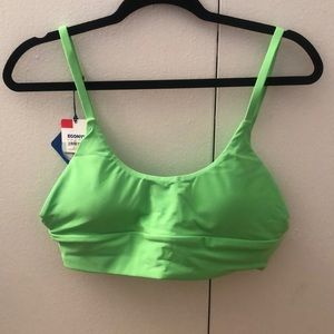COPY - Night Dive Neon Green Bathing Suit Top